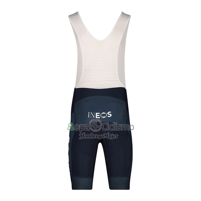 Ineos Grenadiers Ropa Ciclismo Culotte Corto 2022 Mangas Cortas Rojo Azul